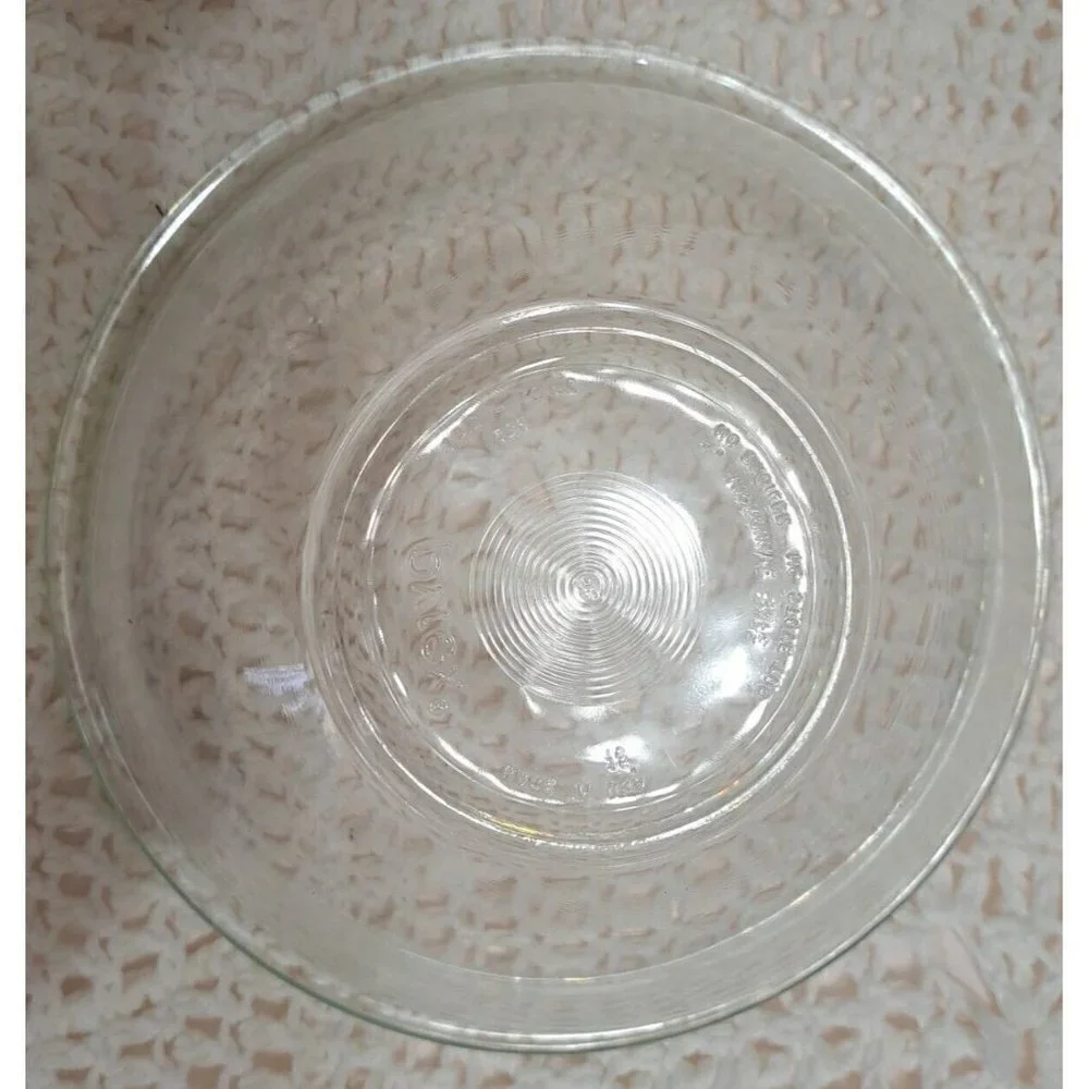 Pyrex #325 Clear Glass  2.5 Qt. Mixing Bowl 10” Diameter USA Microwave/Oven Safe
